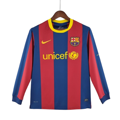 Camiseta Retro FC Barcelona 2010/11 Manga Larga