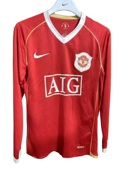 Camiseta Retro Manchester United 2006/07 Manga Larga