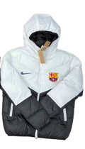 Chaquetón FC Barcelona | Blanco y Negro