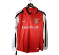 Camiseta Retro Arsenal Football Club 2000 Manga Larga