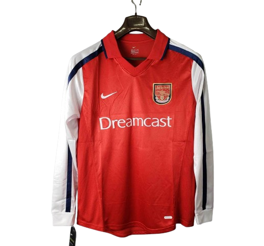 Camiseta Retro Arsenal Football Club 2000 Manga Larga