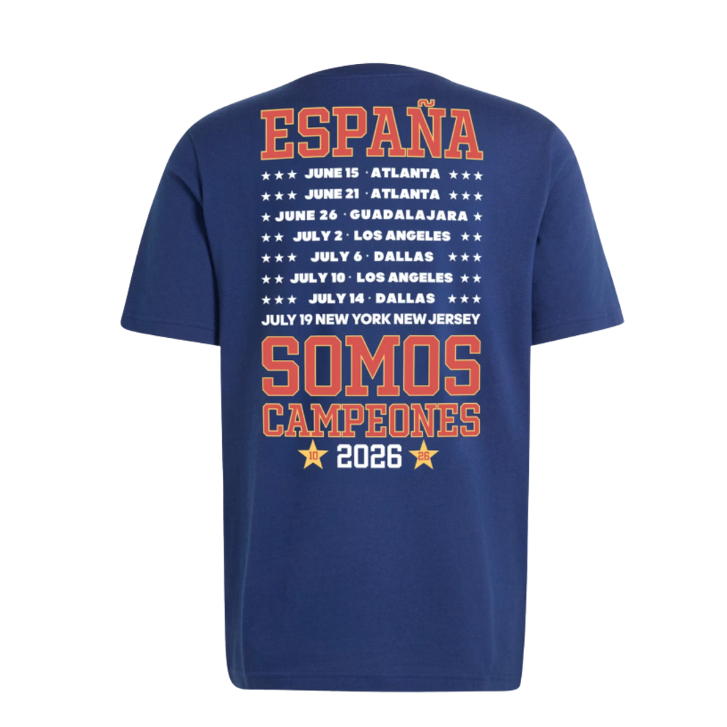Camiseta Azul España | CAMPEONES ★★