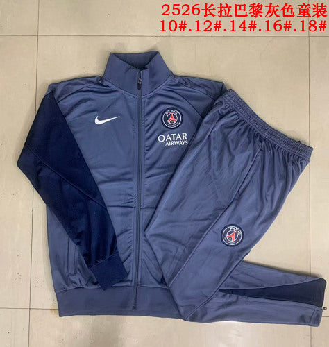 25-26 Infantil Conjunto de entrenamiento con cremallera completa Paris