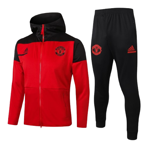 Chándal con Capucha Manchester United | Red Black