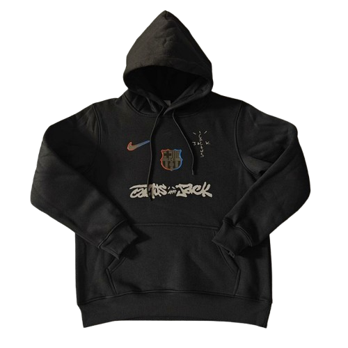 Hoodie FC Barcelona x Travis Scott | Negro