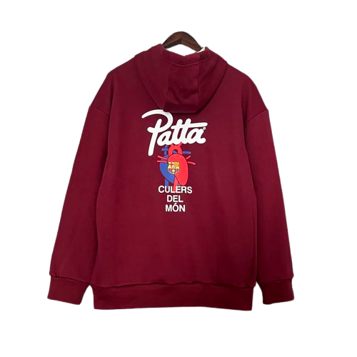 Hoodie FC Barcelona x Patta | Rojo