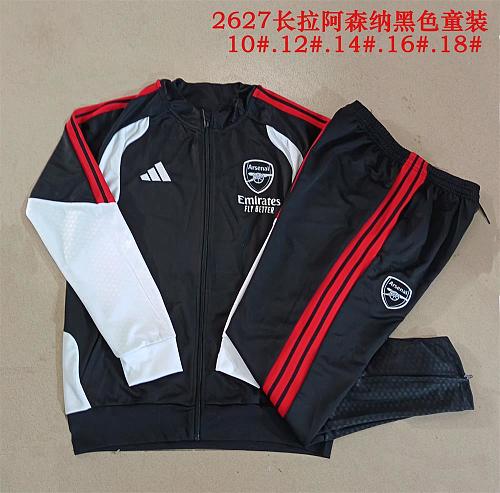 26-27 Infantil Conjunto de entrenamiento con cremallera completa Arsenal