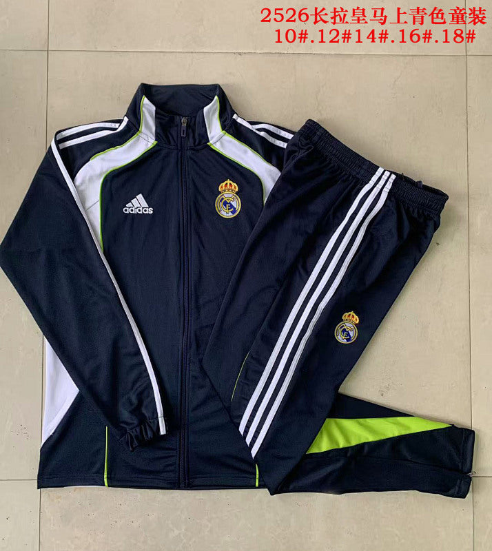 25-26 Infantil Real Madrid Conjunto de entrenamiento con cremallera completa （ ）