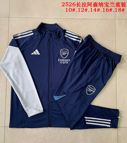 25-26 Infantil Conjunto de entrenamiento con cremallera completa Arsenal （ ）