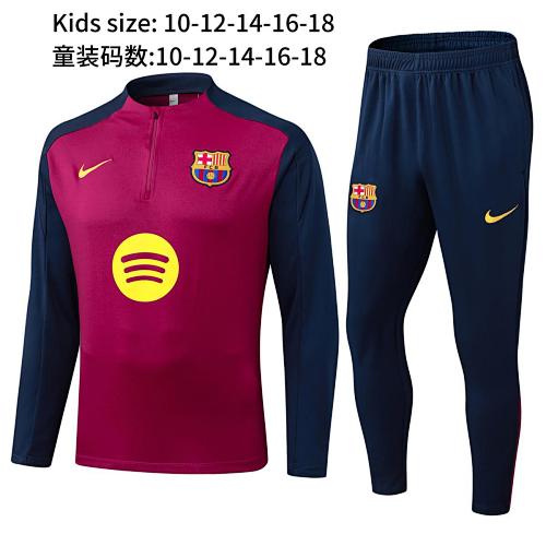 25-26 Infantil Conjunto de entrenamiento con media cremallera FC Barcelona