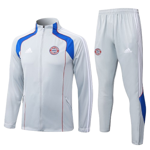 Chándal Bayern Munich | Cremallera Completa Blanco