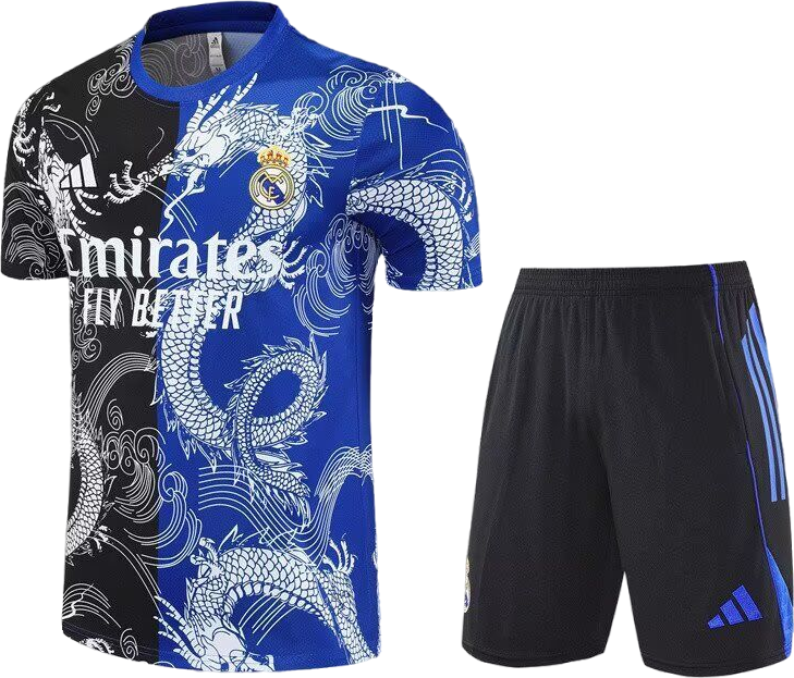 Conjuntos de Entrenamiento Real Madrid 2025/26 | Black & Blue