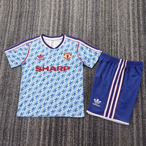 90-92 Retro Infantil Manchester United Visitante