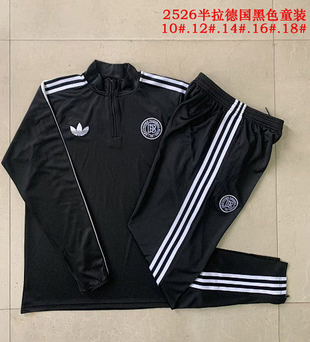 25-26 Infantil Conjunto de entrenamiento con media cremallera Alemania 125 （ ）