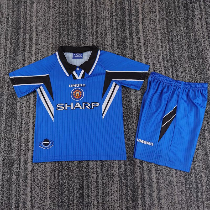 96-98 Retro Infantil Manchester United Tercera equipación