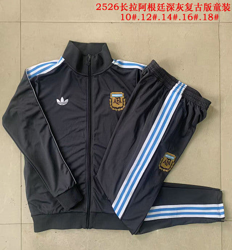 25-26 Infantil Conjunto de entrenamiento con cremallera completa Argentina