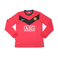 Camiseta Retro Manchester United 2009/10 Manga Larga