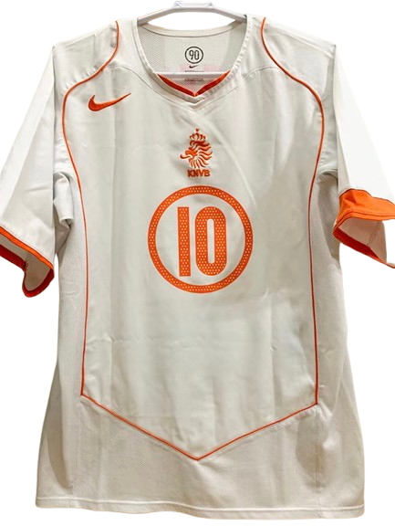Camiseta Retro Selección Paises Bajos 2004 | T90 (Visitante)