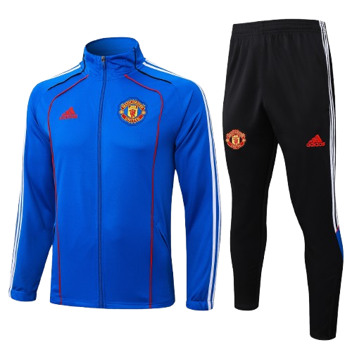 Chándal Manchester United | Azul Cremallera Completa